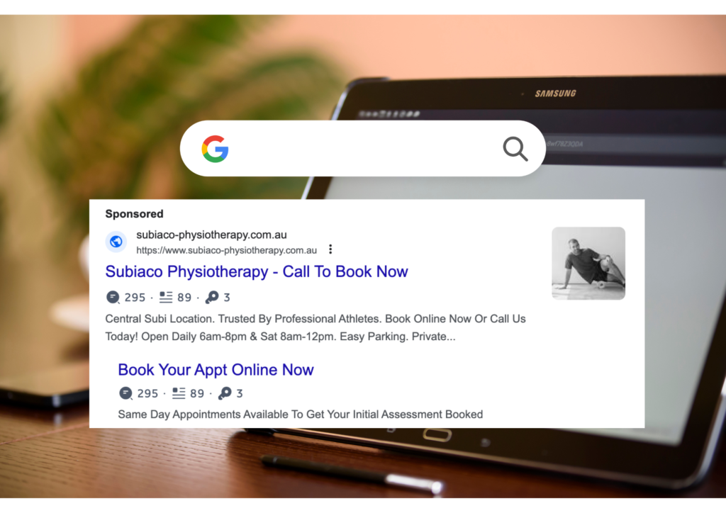 google ads campaign, google ad, campaign, physio, marketing, marketing strategies, strategies, physiotherapy, clinic, physiotherapy clinic